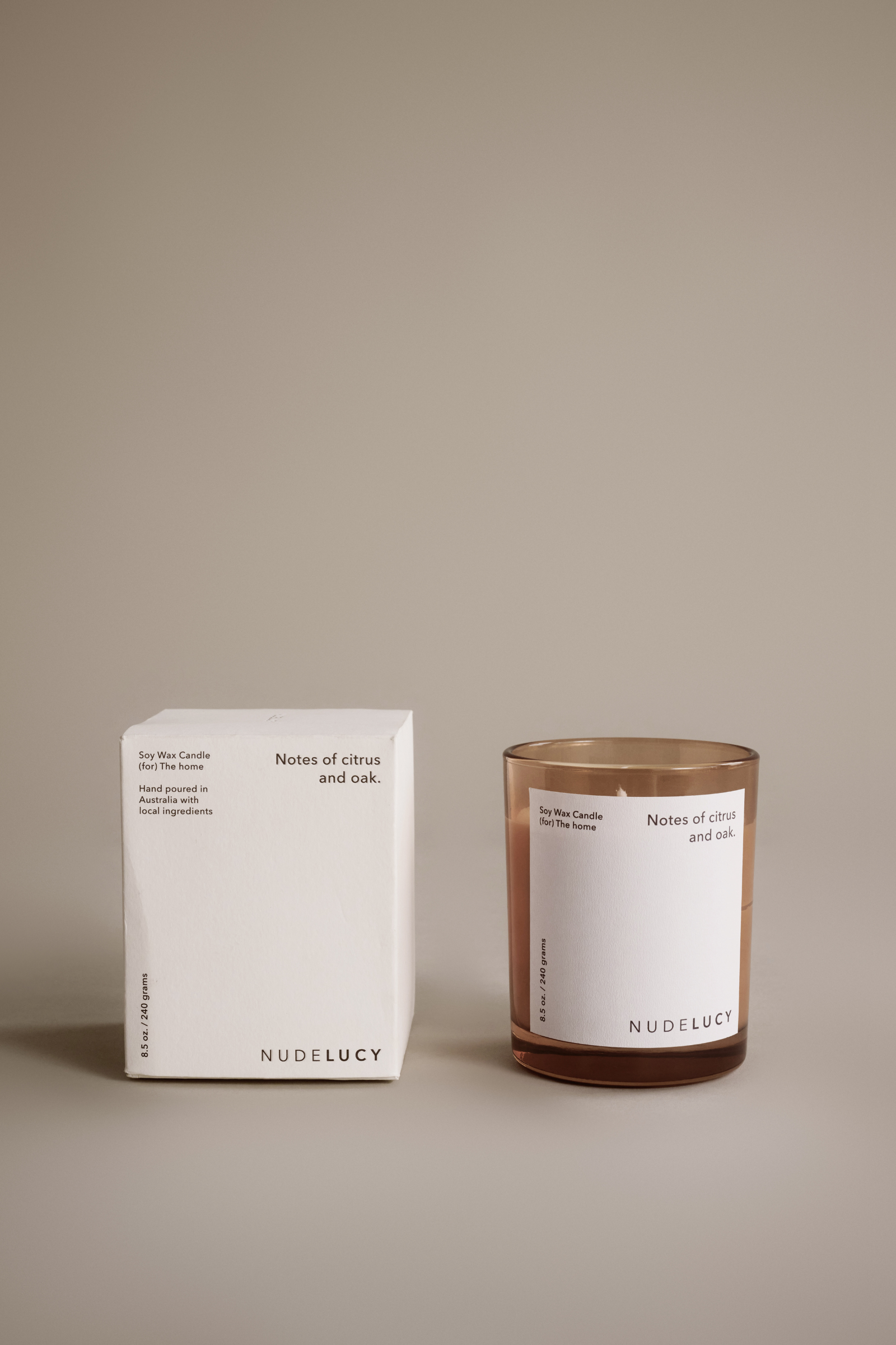 Nude Lucy Candle White 