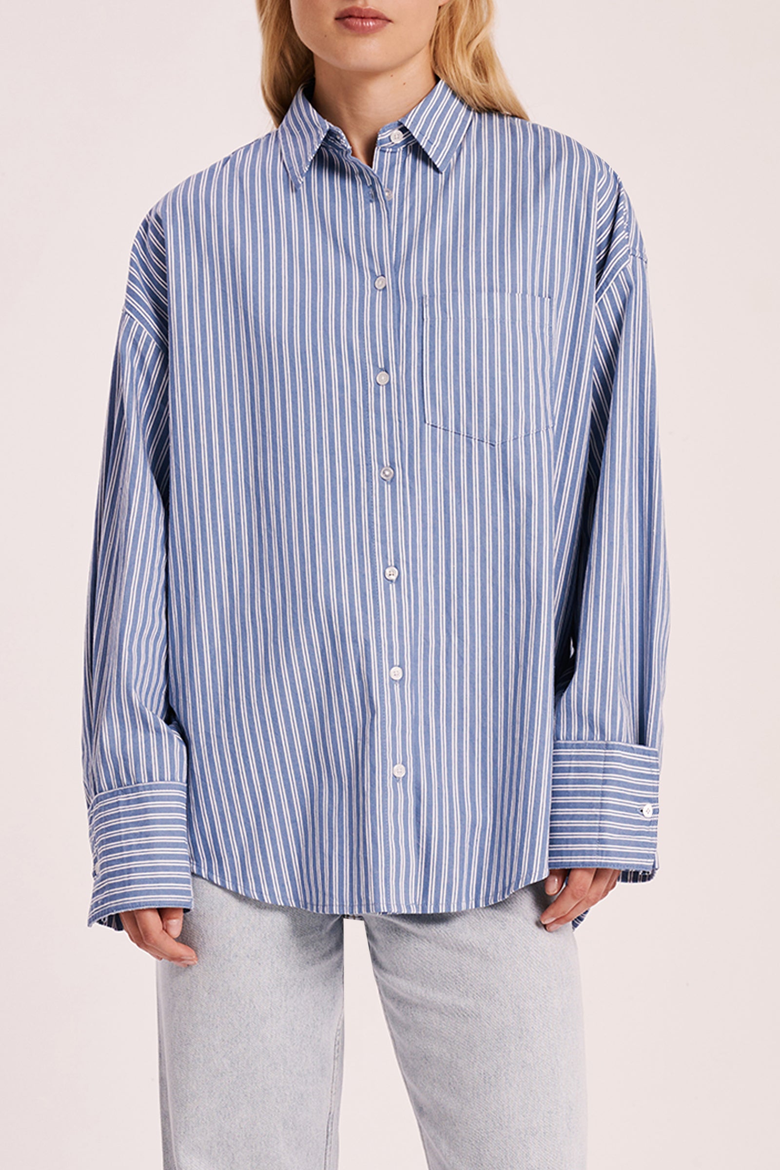 Emerson Shirt Blue Stripe 