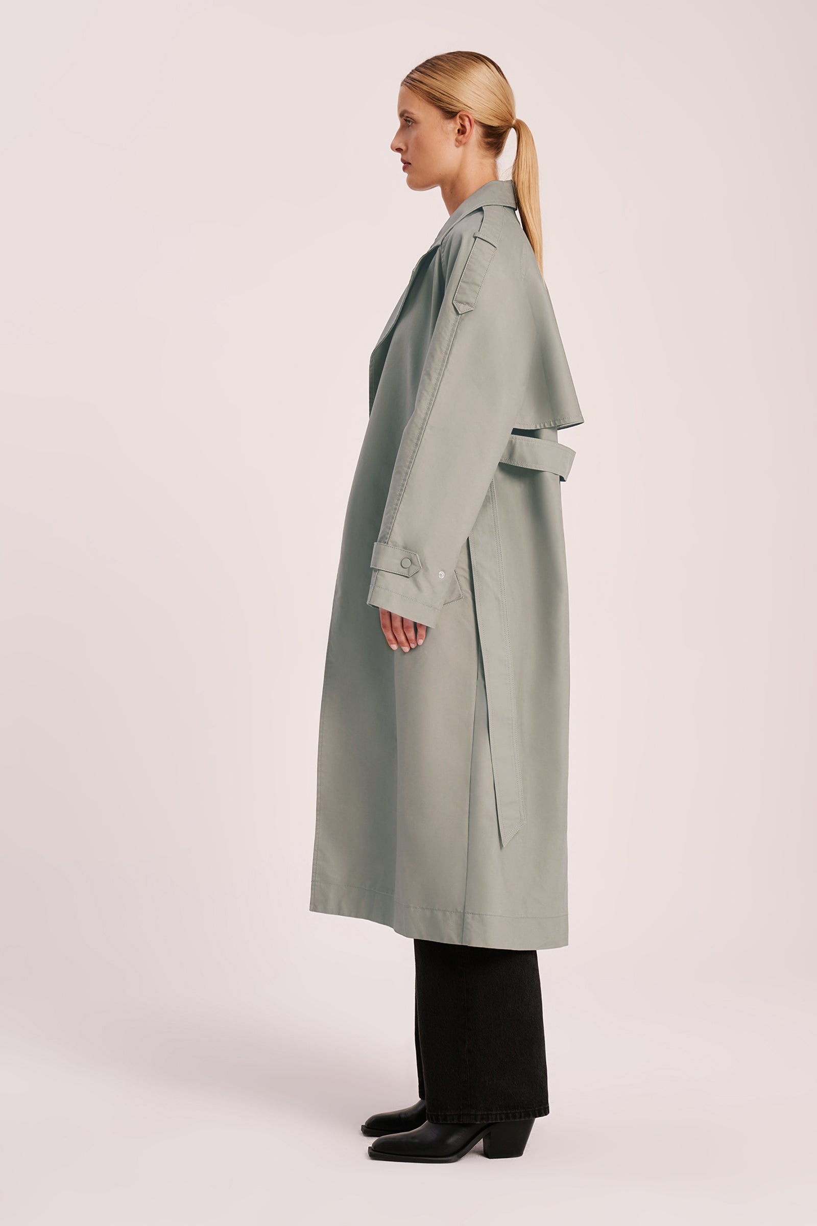 Frieda Trench Pewter 