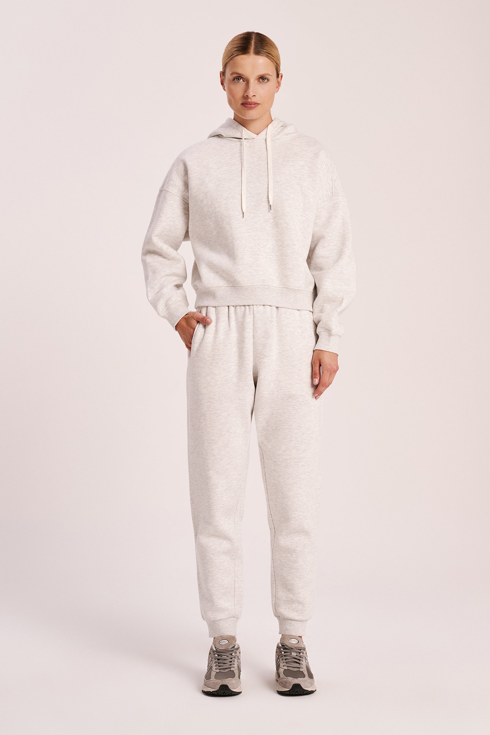 Carter Classic Trackpant Snow Marle 