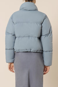 Nude Lucy topher puffer jacket denim blue jackets