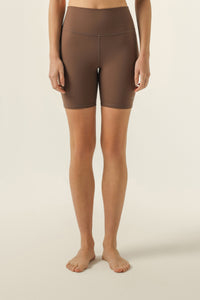 Nude Lucy Nude Active Bike Short in Chestnut