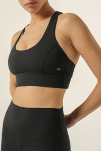 Nude Lucy Nude Active Bra in Black