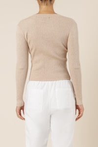 Nude Lucy nude classic knit oatmeal knits