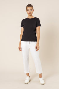 Nude Lucy harper basic crew neck tee black top