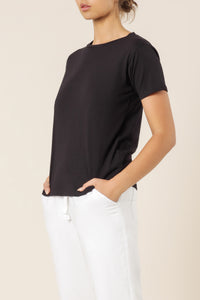 Nude Lucy harper basic crew neck tee black top