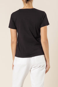 Nude Lucy harper basic crew neck tee black top