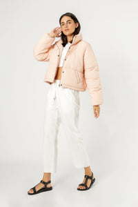 Nude Lucy topher puffer jacket mineral pink jackets