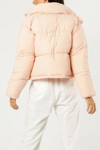Nude Lucy topher puffer jacket mineral pink jackets