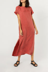 Nude Lucy addison cupro dress auburn dress