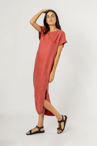 Nude Lucy addison cupro dress auburn dress