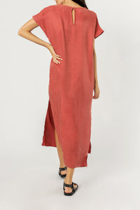 Nude Lucy addison cupro dress auburn dress