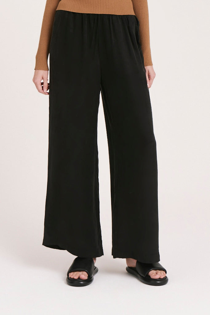 NudeLucy Linnea Cupro Pant - Ink