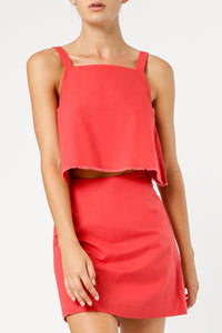 Nude Lucy isla cami tomato top
