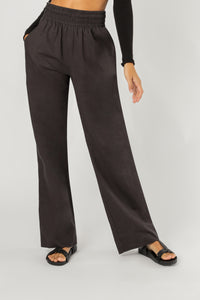 Nude Lucy amber linen pant coal pants