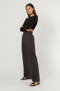 Nude Lucy amber linen pant coal pants