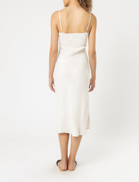 Nude Lucy parker cupro dress cream dress