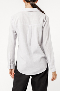 Nude Lucy nude classic shirt grey stripe shirt