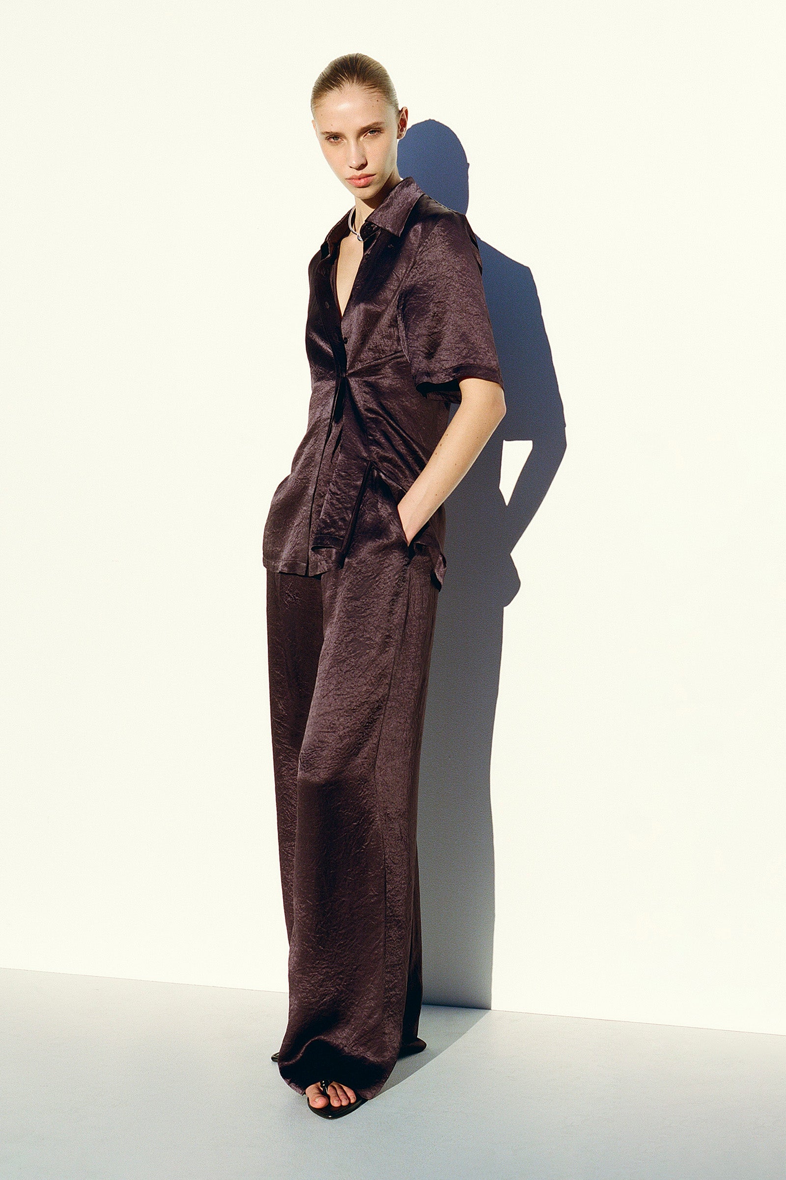Allegra Satin Pant Sumac 