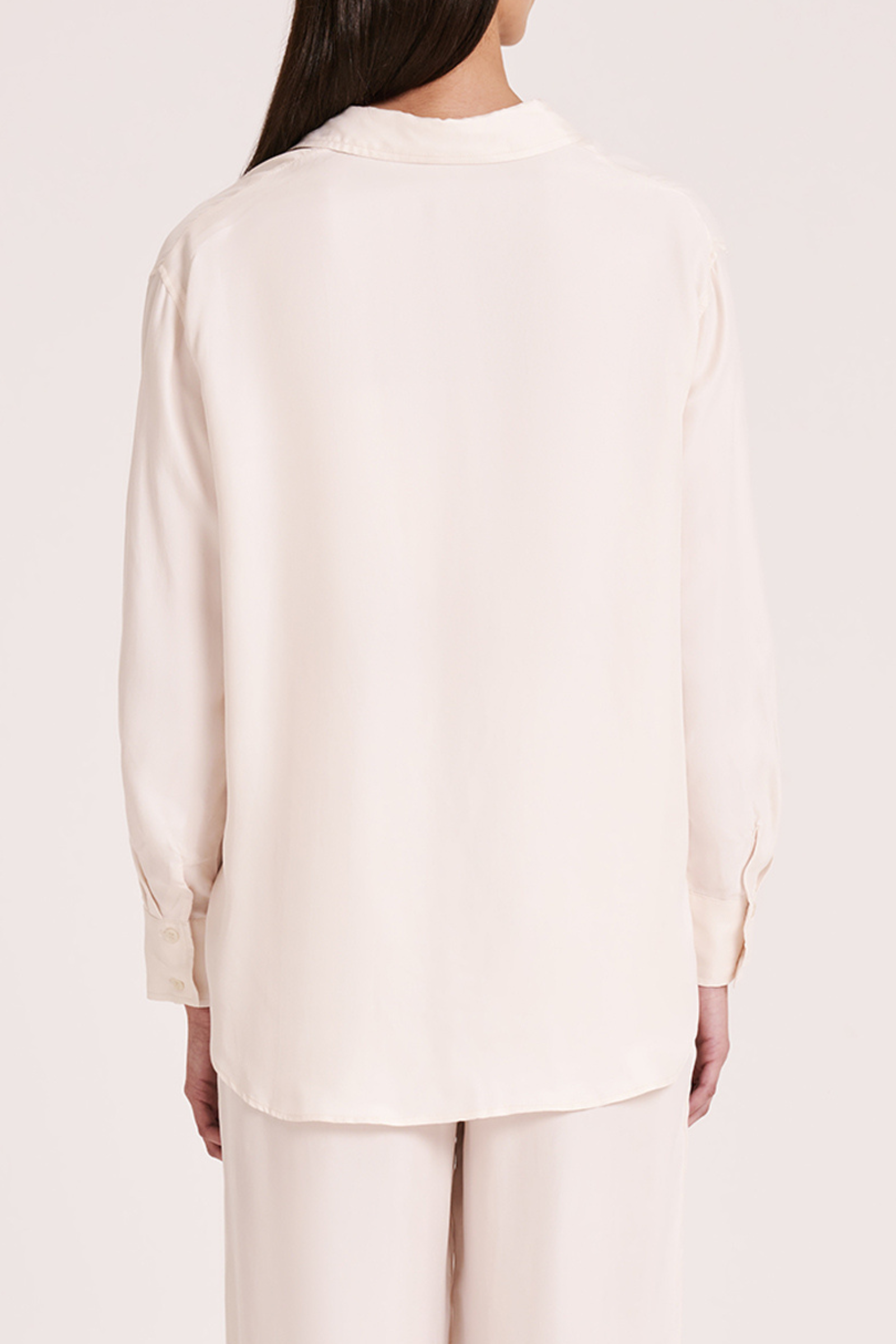 Rika Cupro Shirt Cloud 