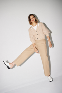 Nude Lucy Cooper Pant In a Brown Oak Colour