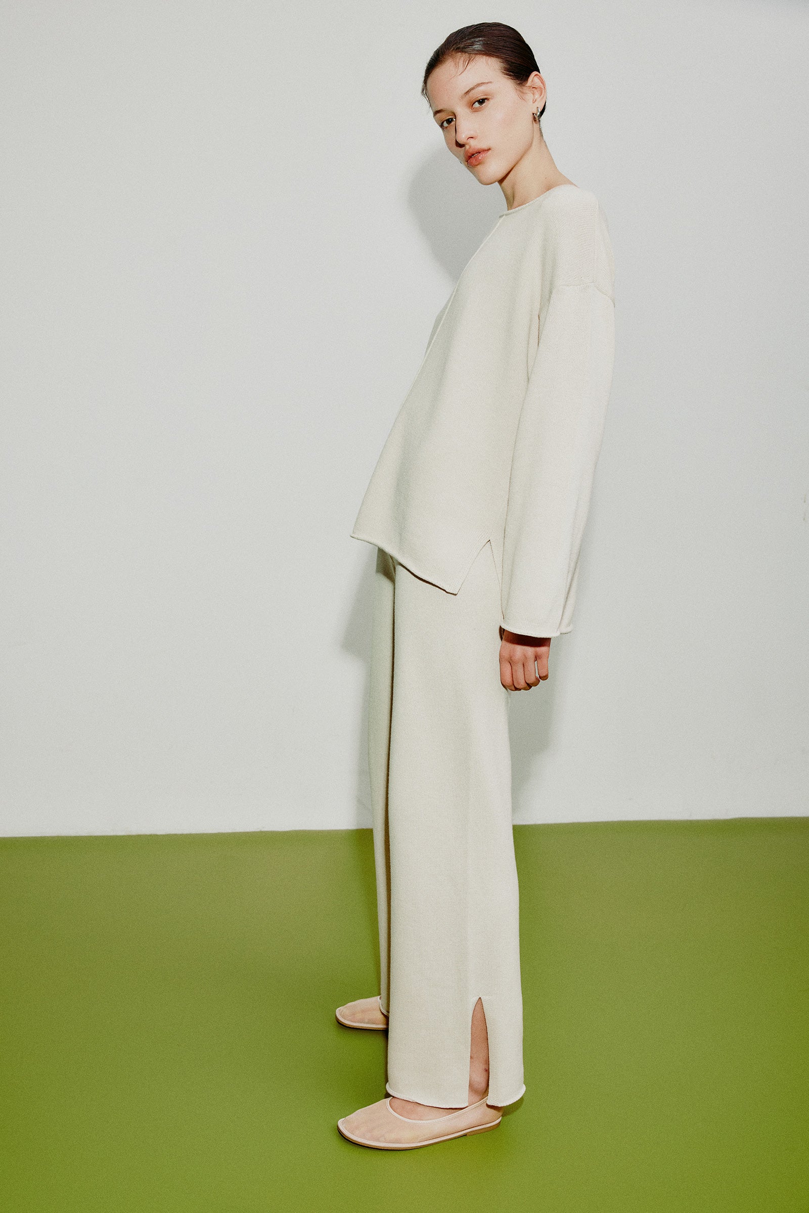Lilou Knit Pant Bone 