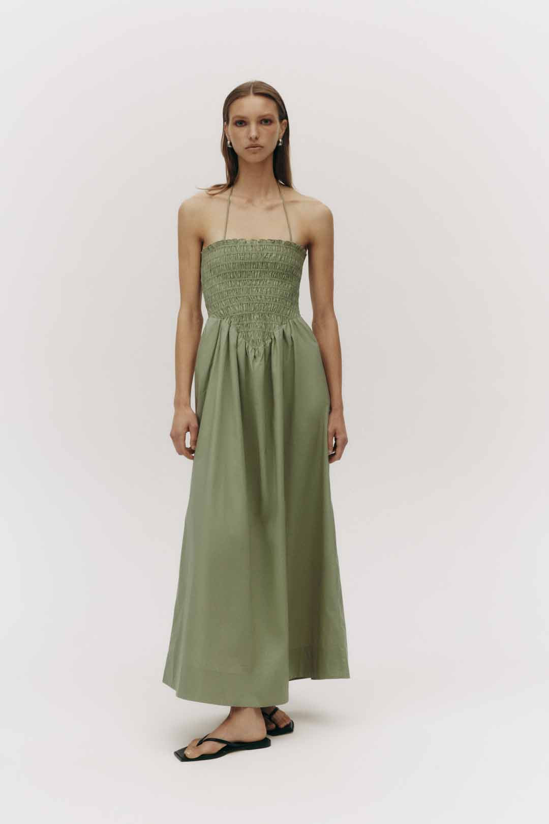 Shop Inka Maxi Dress in Sage