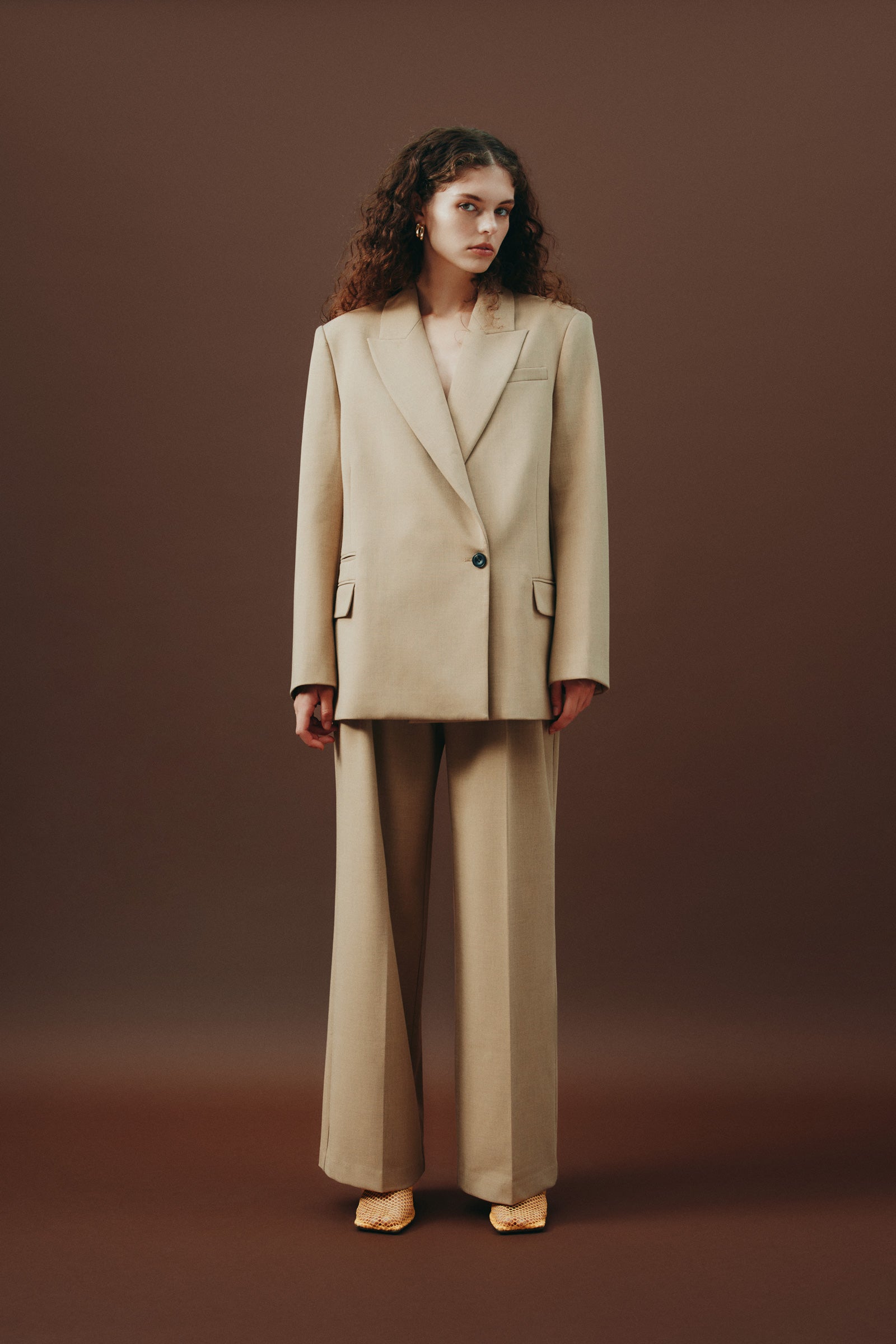 Mercer Tailored Pant Caramel 