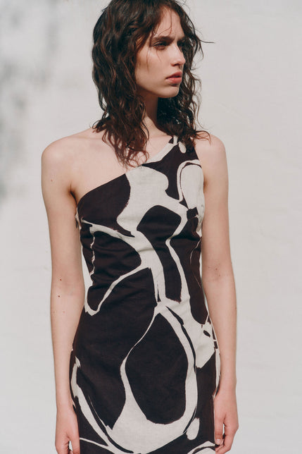 Ombra Linen Mini Dress Ombra 