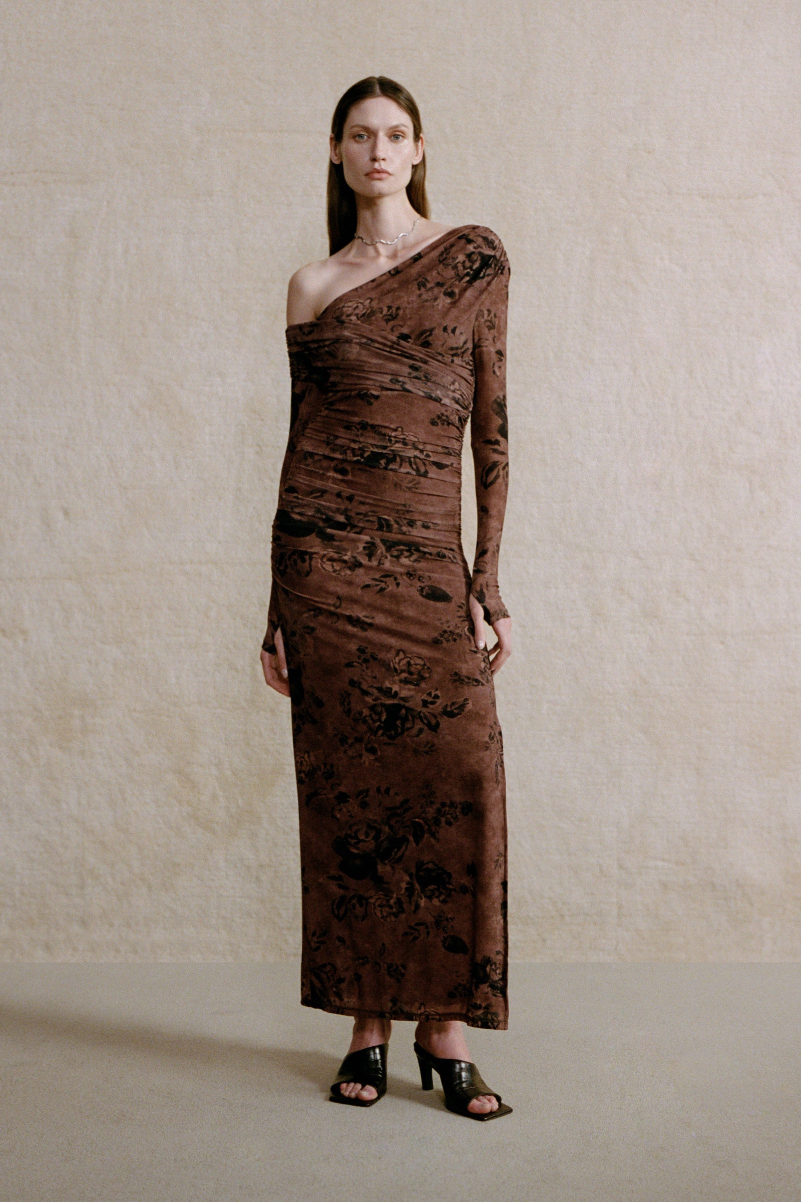 Nympheas Mesh Maxi Dress Nympheas 