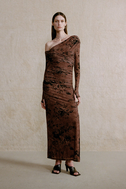 Nympheas Mesh Maxi Dress Nympheas 
