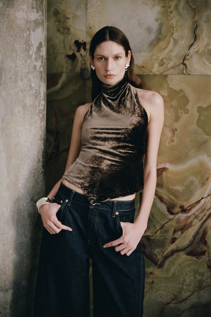 Pilar Velvet Top Dark Chocolate 