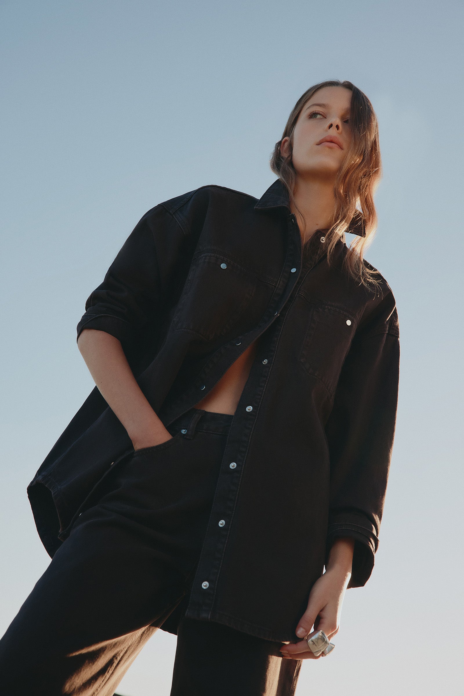 Brax Denim Jacket Espresso 