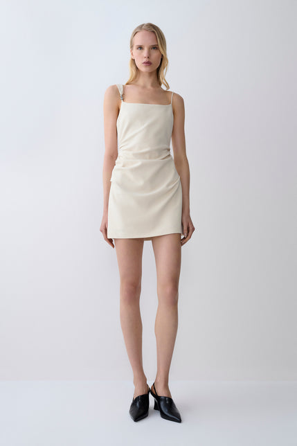 Rooz Mini Dress Custard 
