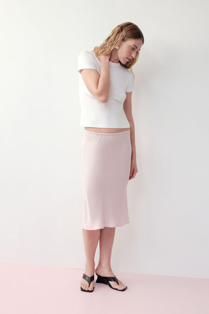 Tilly Tencel Skirt Blush 