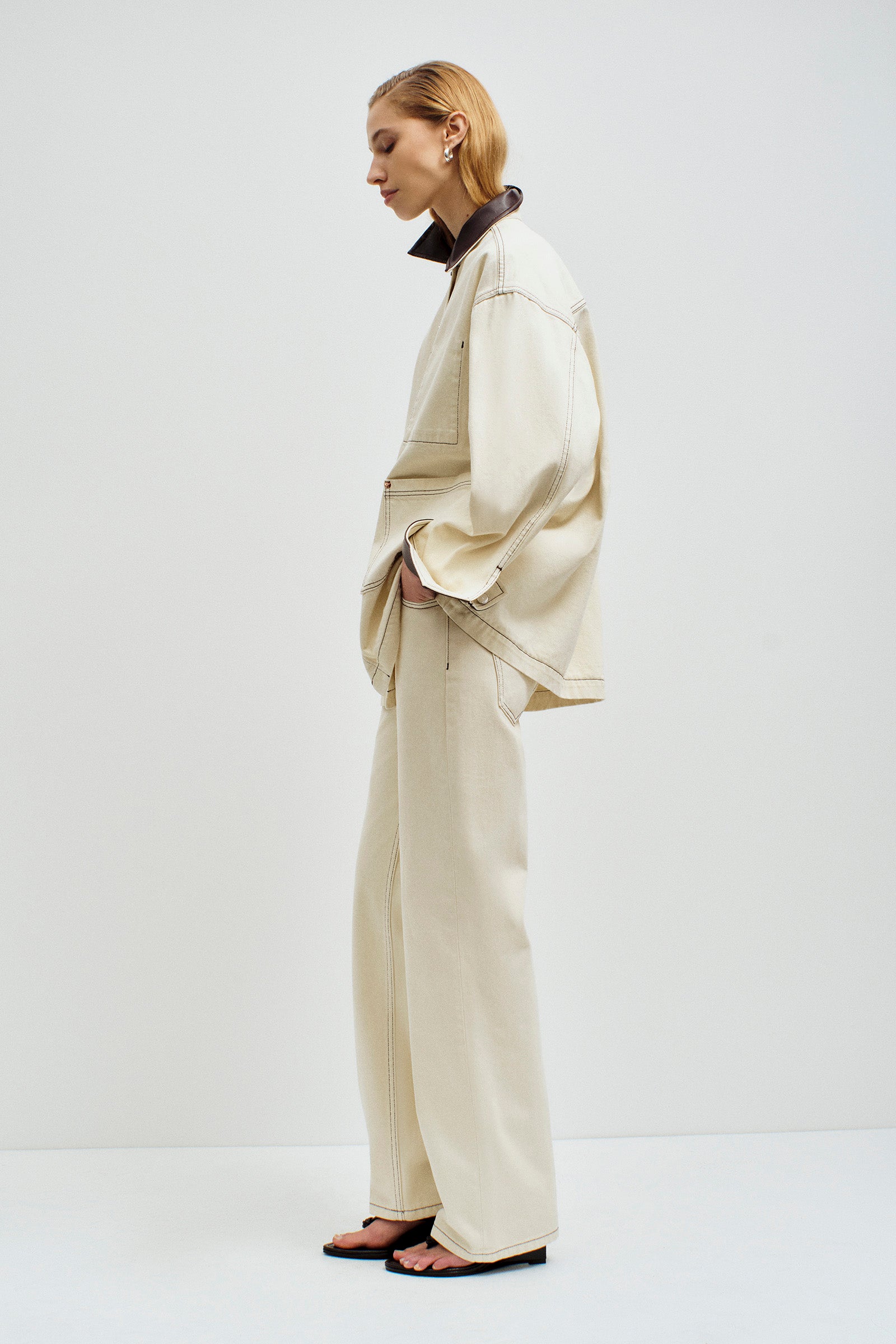 Tamar Straight Leg Jean Champagne 