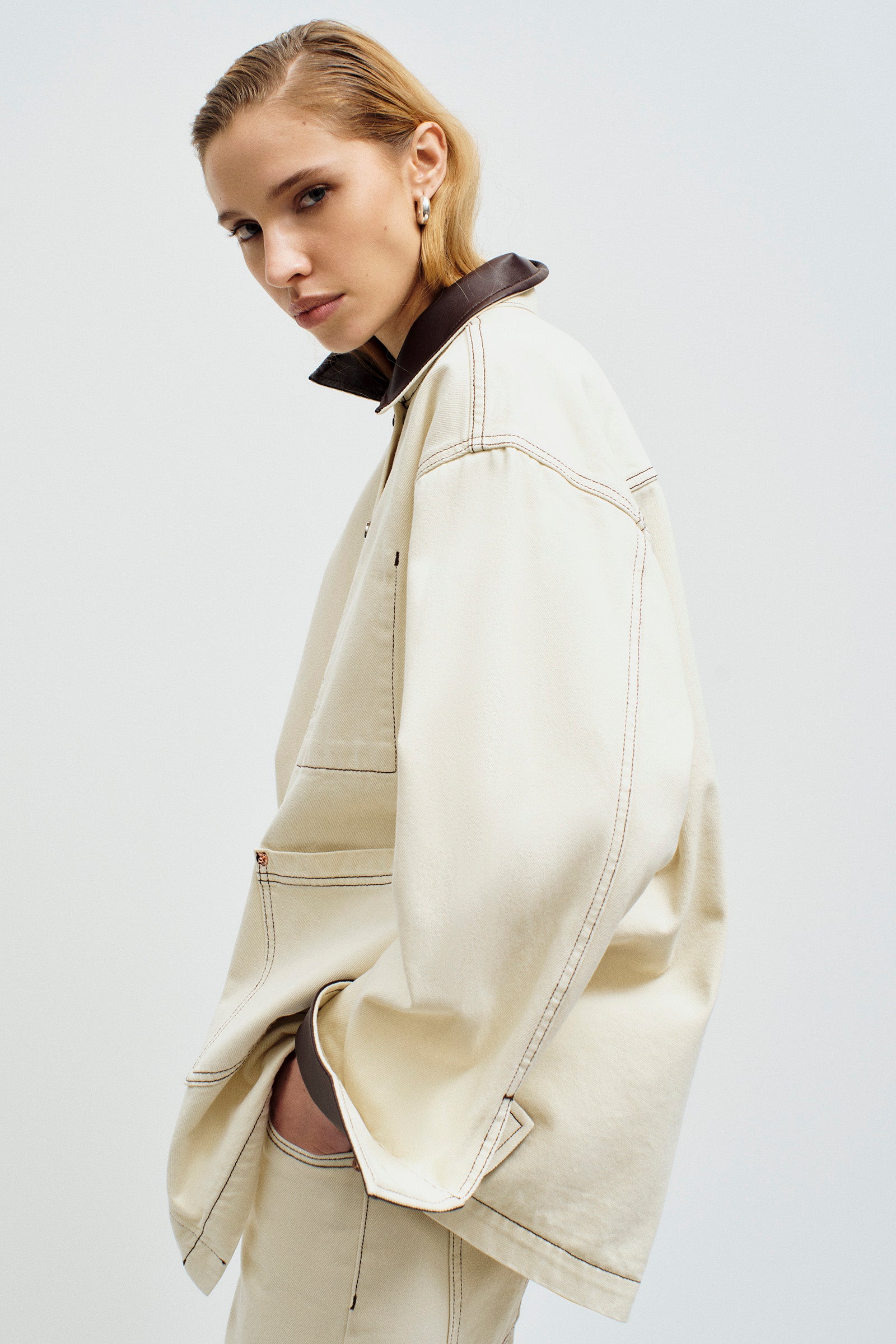 Lago Denim Jacket Champagne 
