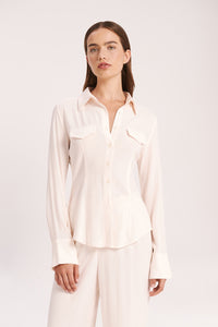 Nude Lucy Mira Shirt in White Cloud
