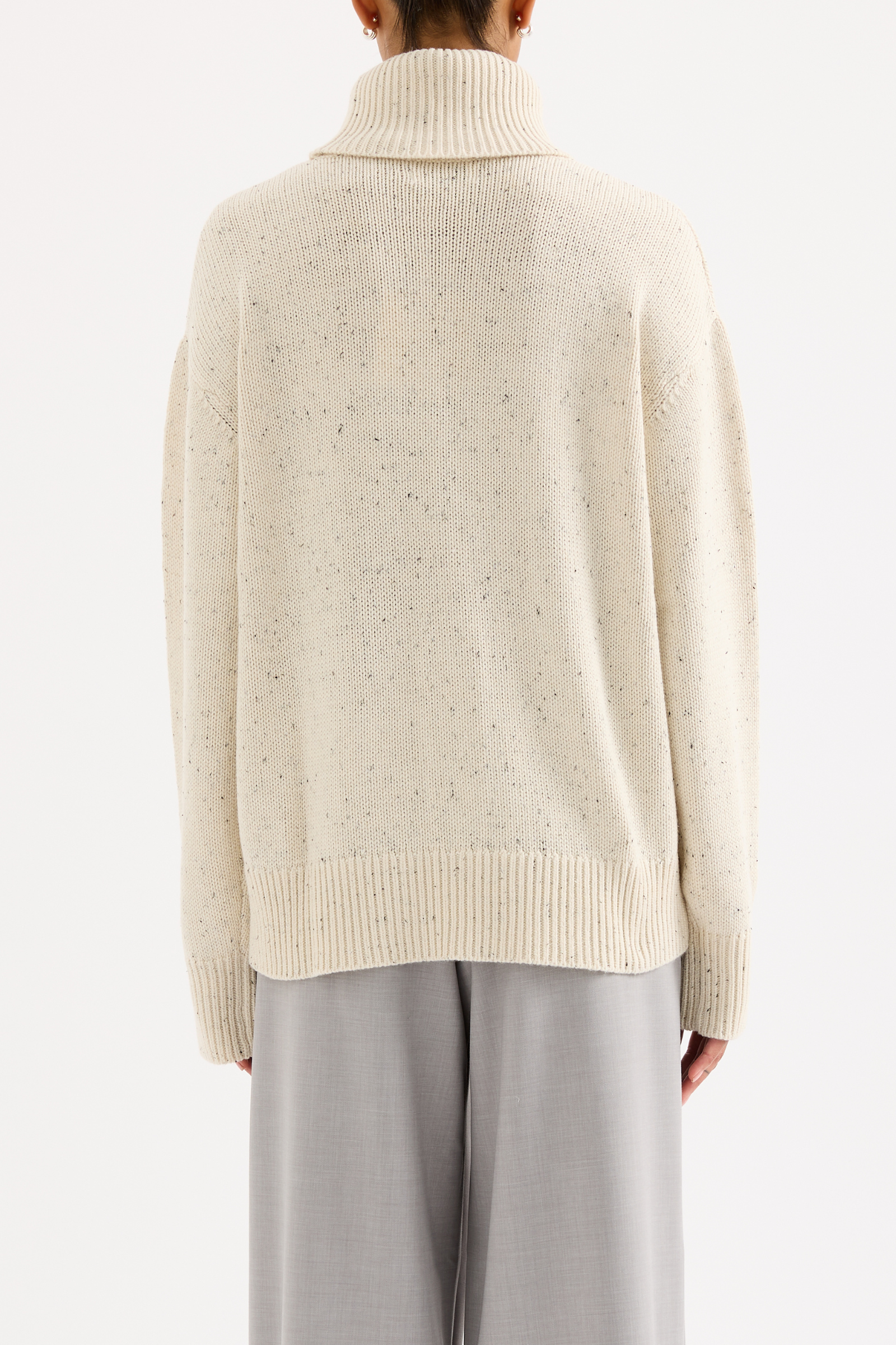 Lander Turtleneck Knit Oat Speckle 