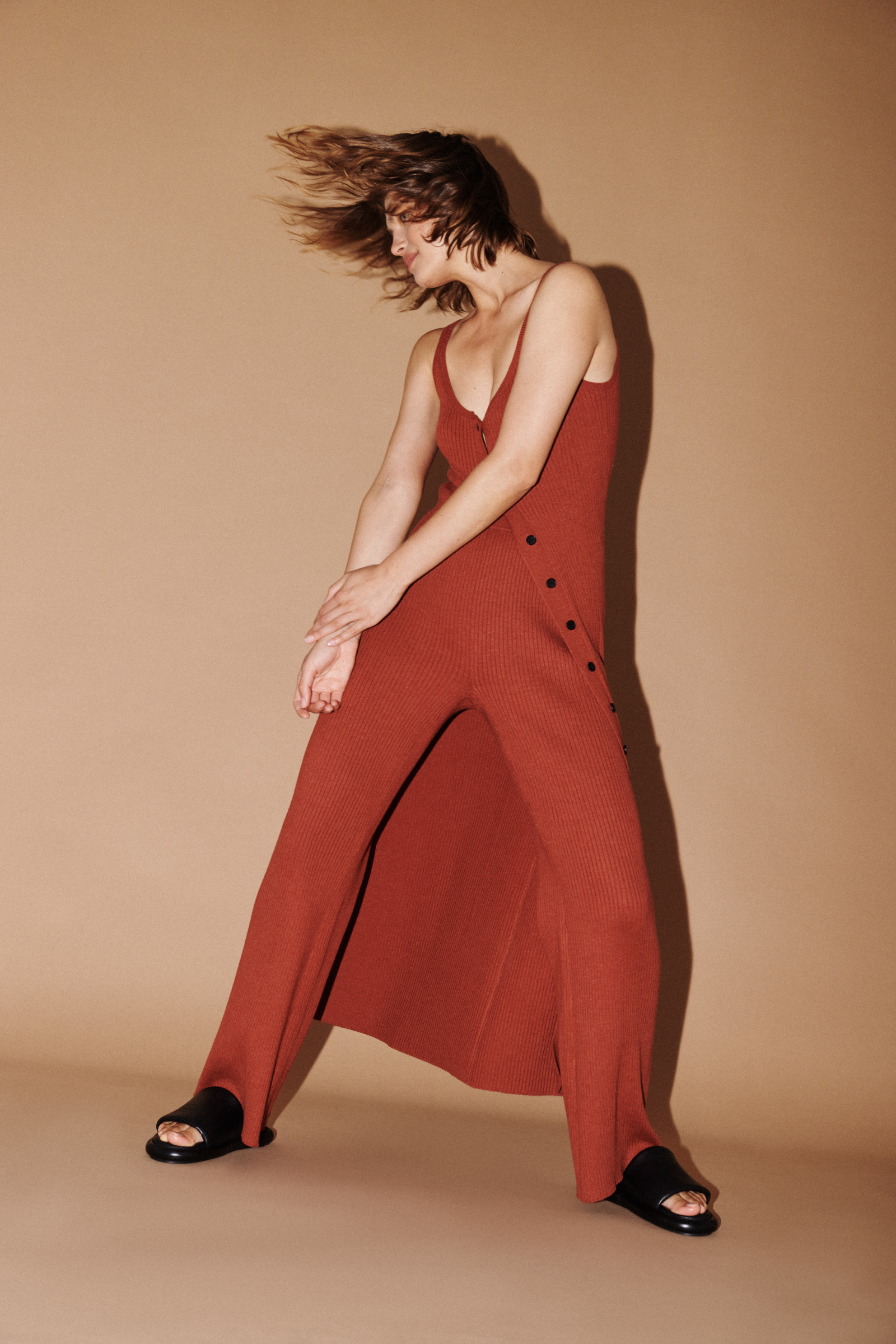Nude Lucy Malo Knit Dress In Sienna 
