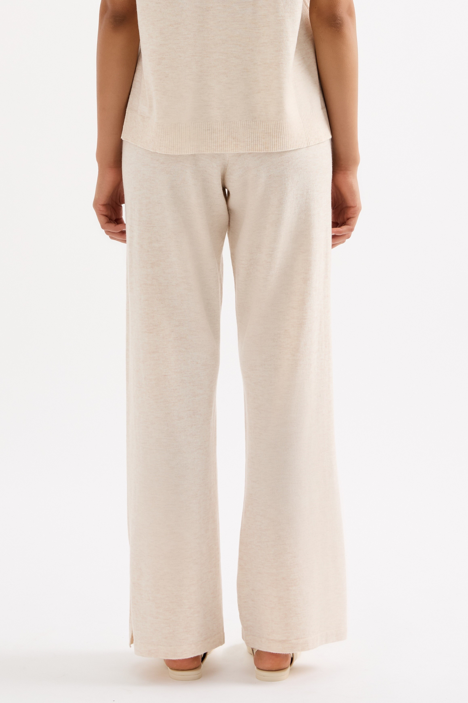 Rae Knit Pant Cream Marle 