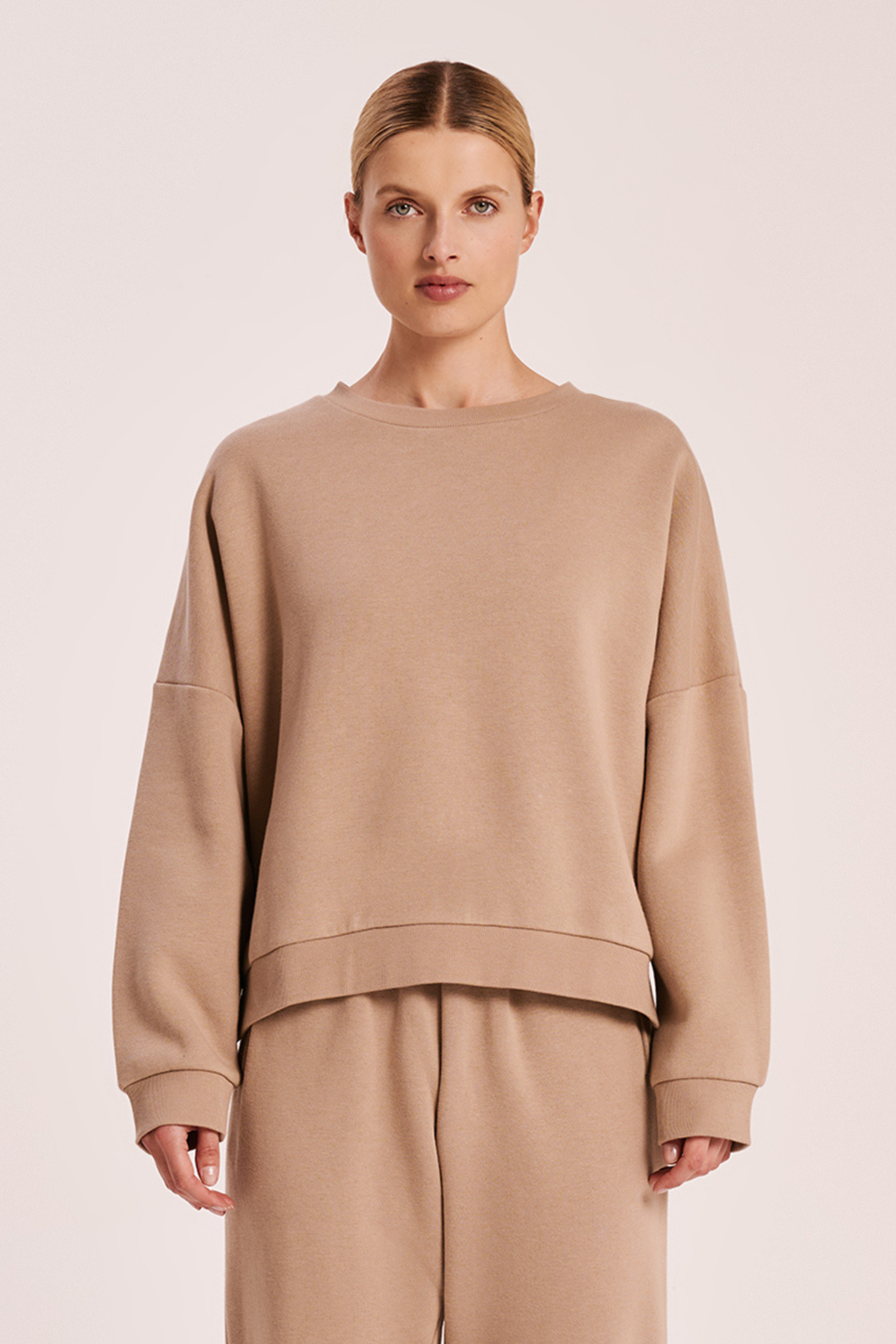 Carter Classic Oversized Sweat Mocha 