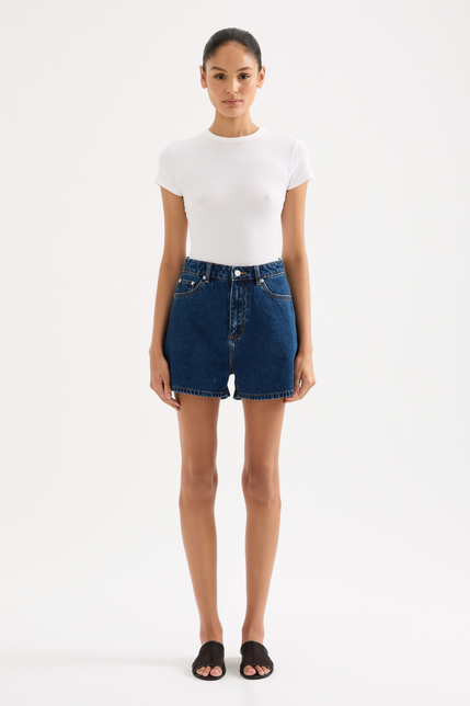 Organic Mom Short Force Blue 