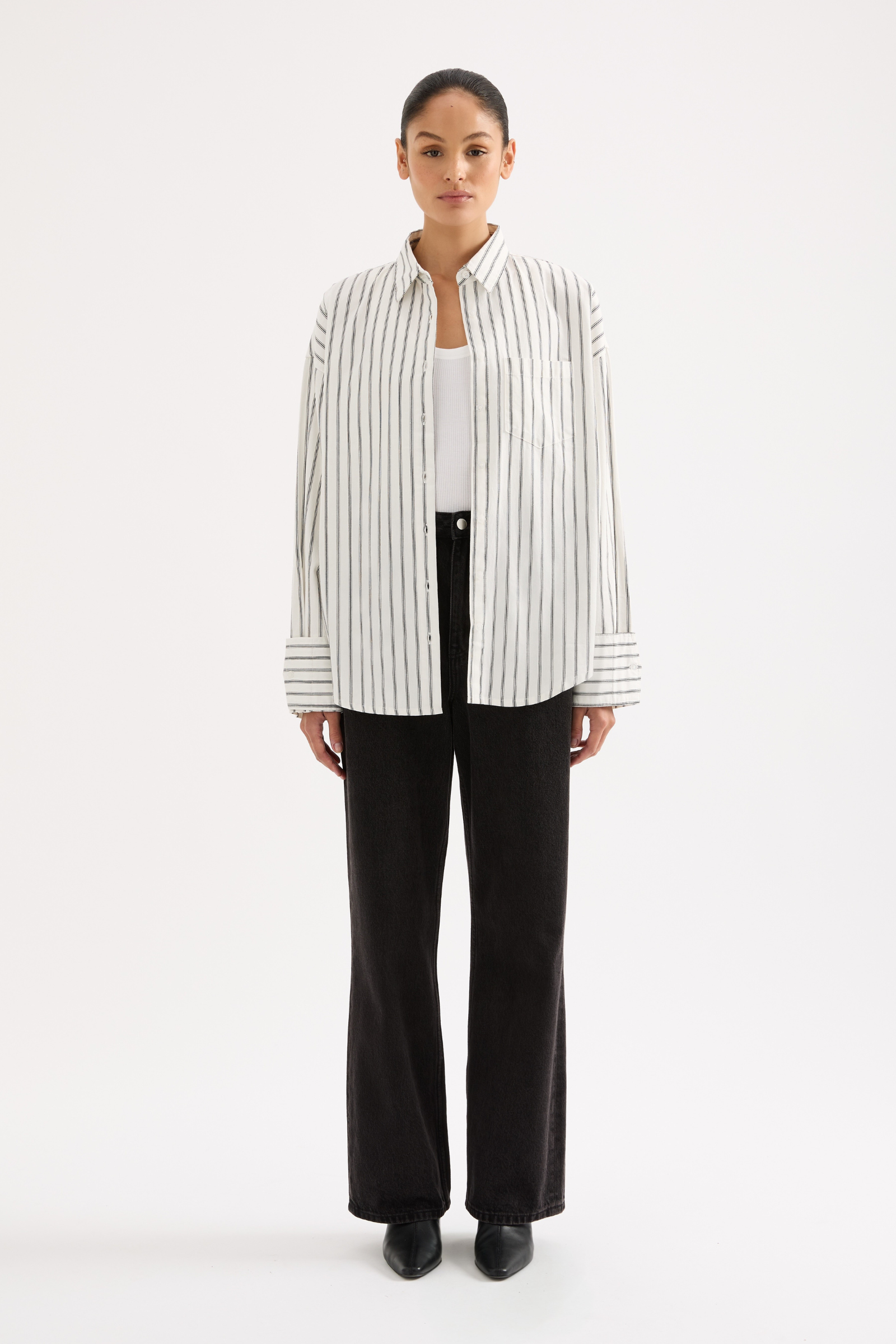 Emerson Shirt Salt Stripe 