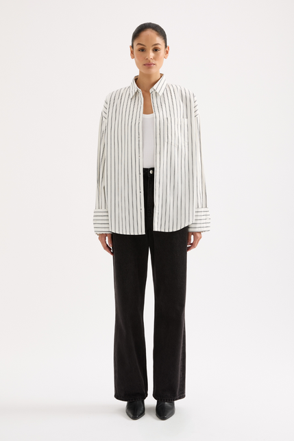 Emerson Shirt Salt Stripe 