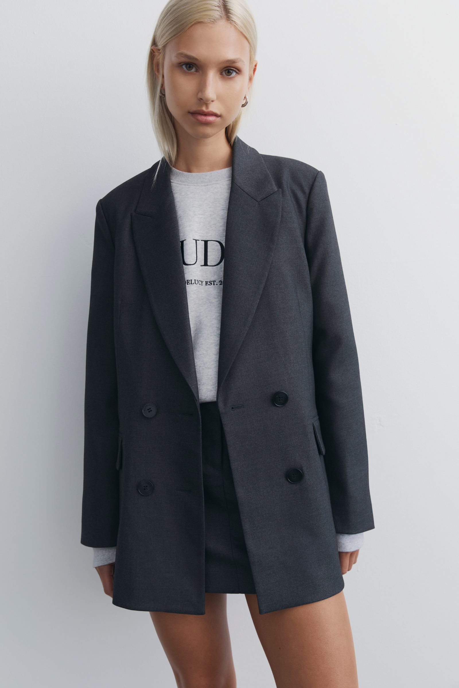 Dakota Blazer Charcoal 