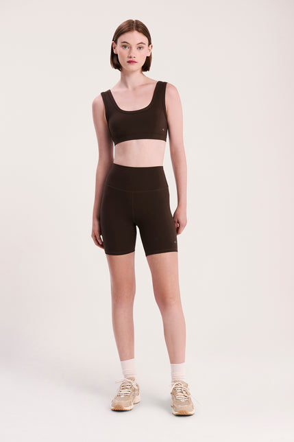 NUDE ACTIVE BIKE SHORT-Cinder