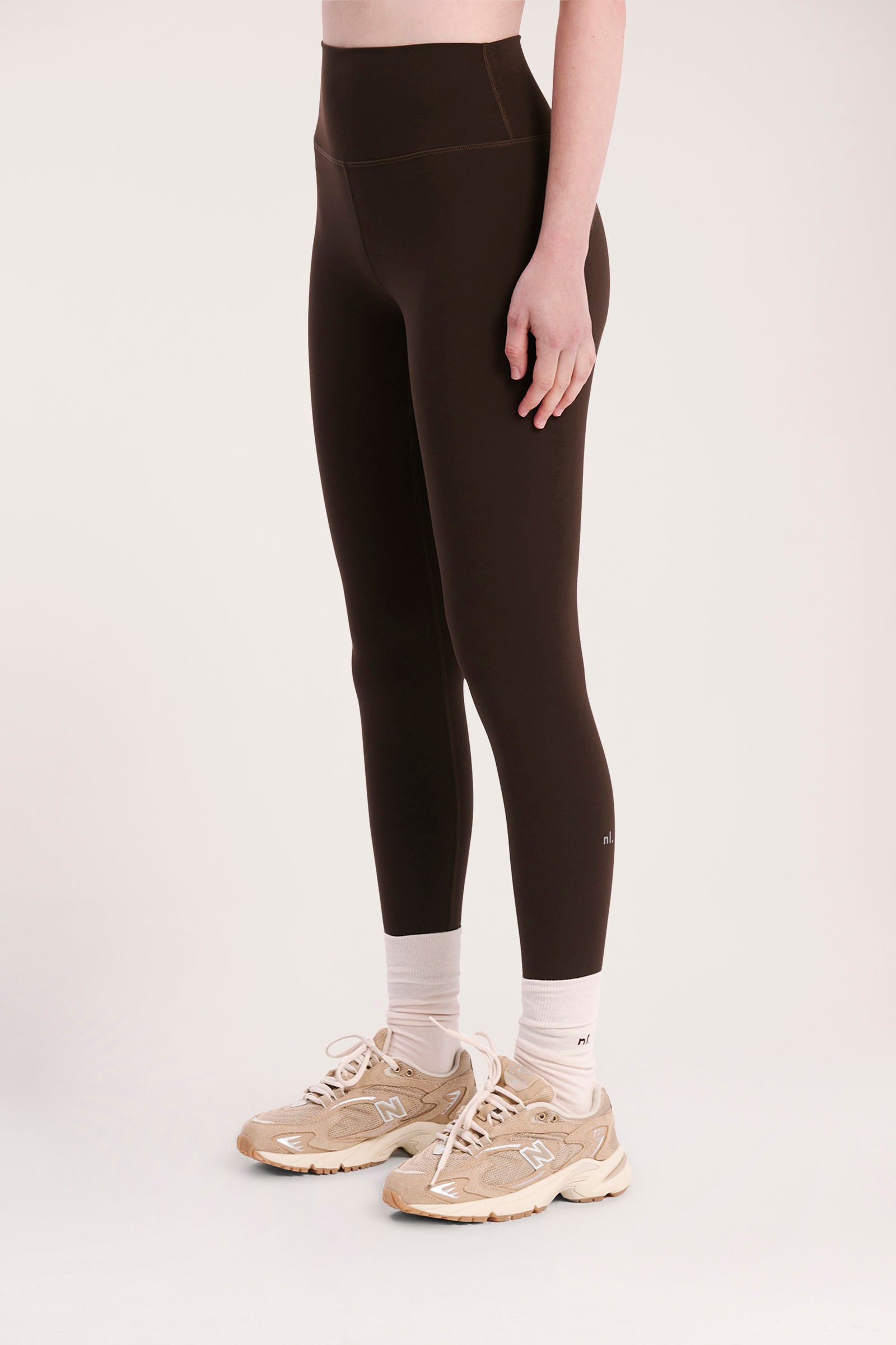 Nude Lucy Nude Active Tights In A Brown Cinder Colour