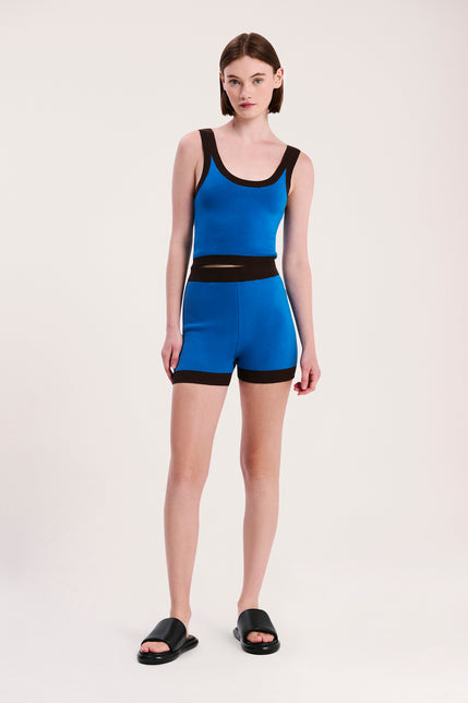 NUDE ACTIVE KNIT TANK-Reef