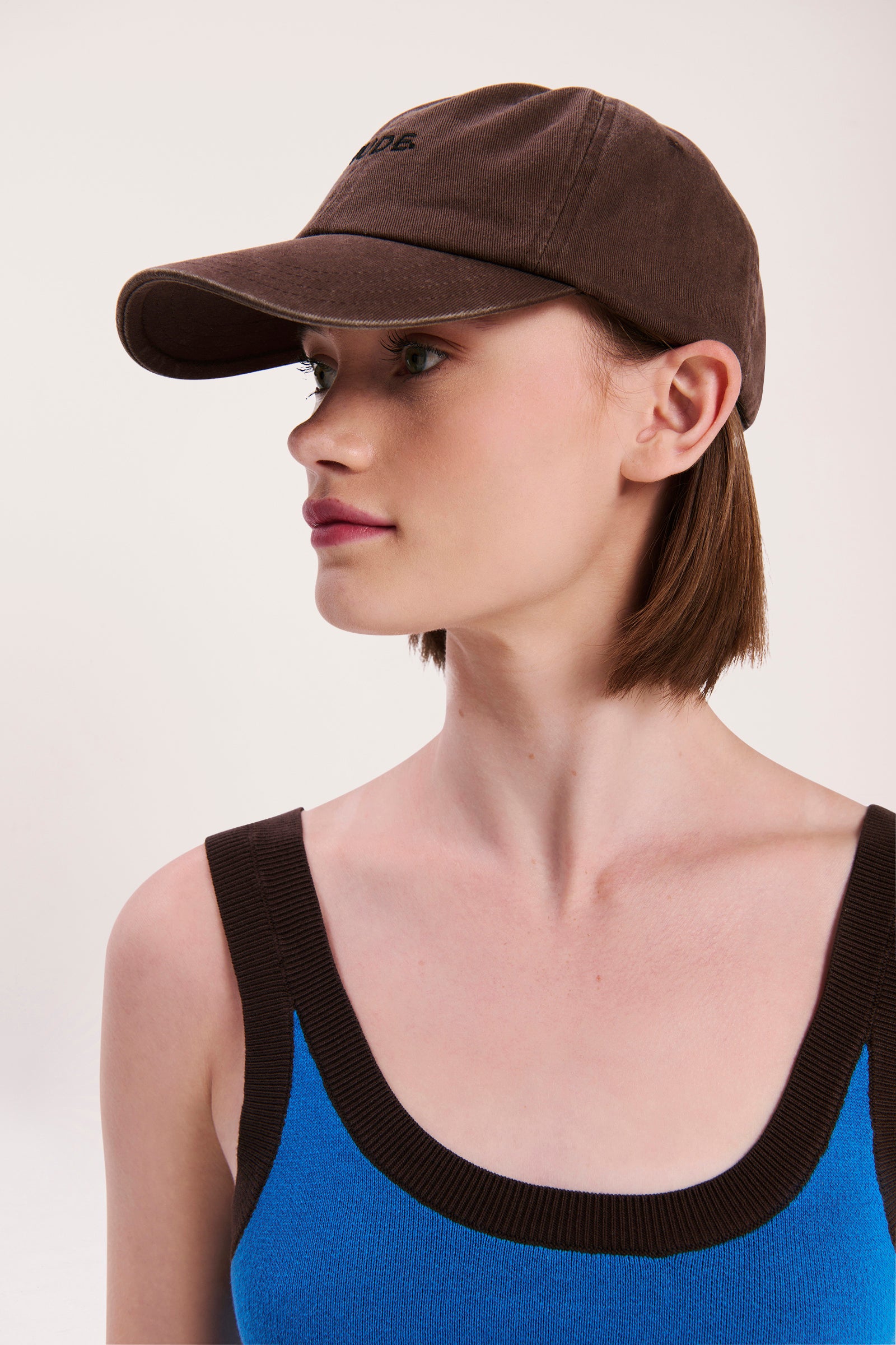 Nude Lucy Nude Cap In A Brown Cinder Colour 